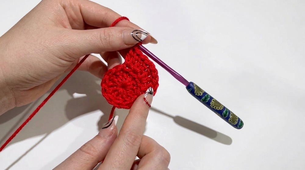 Crochet Rose Flower Bag Pattern 1