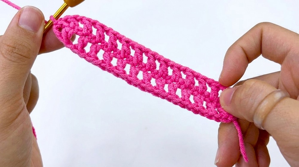 Crochet Shoulder Net Bag Pattern 2