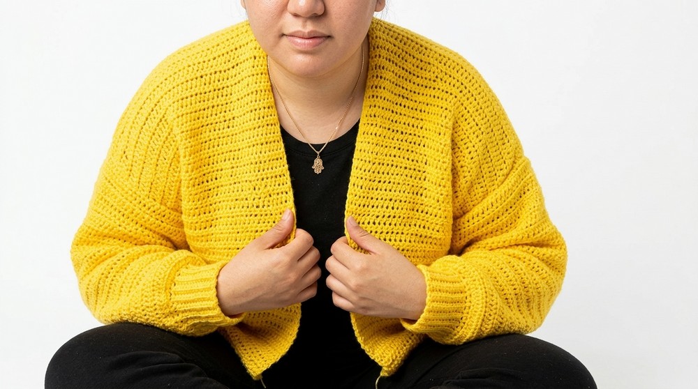 Crochet Strawberry Cardigan Pattern 3