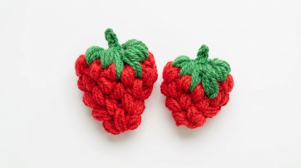 Crochet Strawberry Cardigan Pattern 4