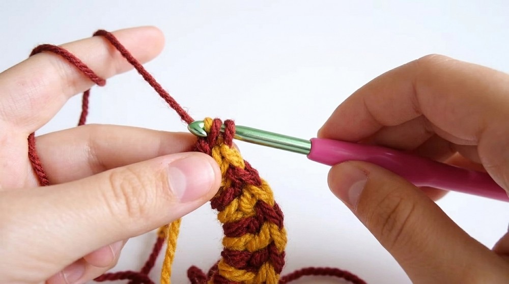 Crochet Striped Bucket Hat Pattern 1