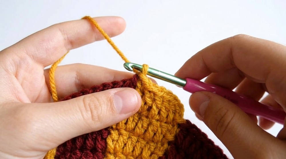 Crochet Striped Bucket Hat Pattern 3