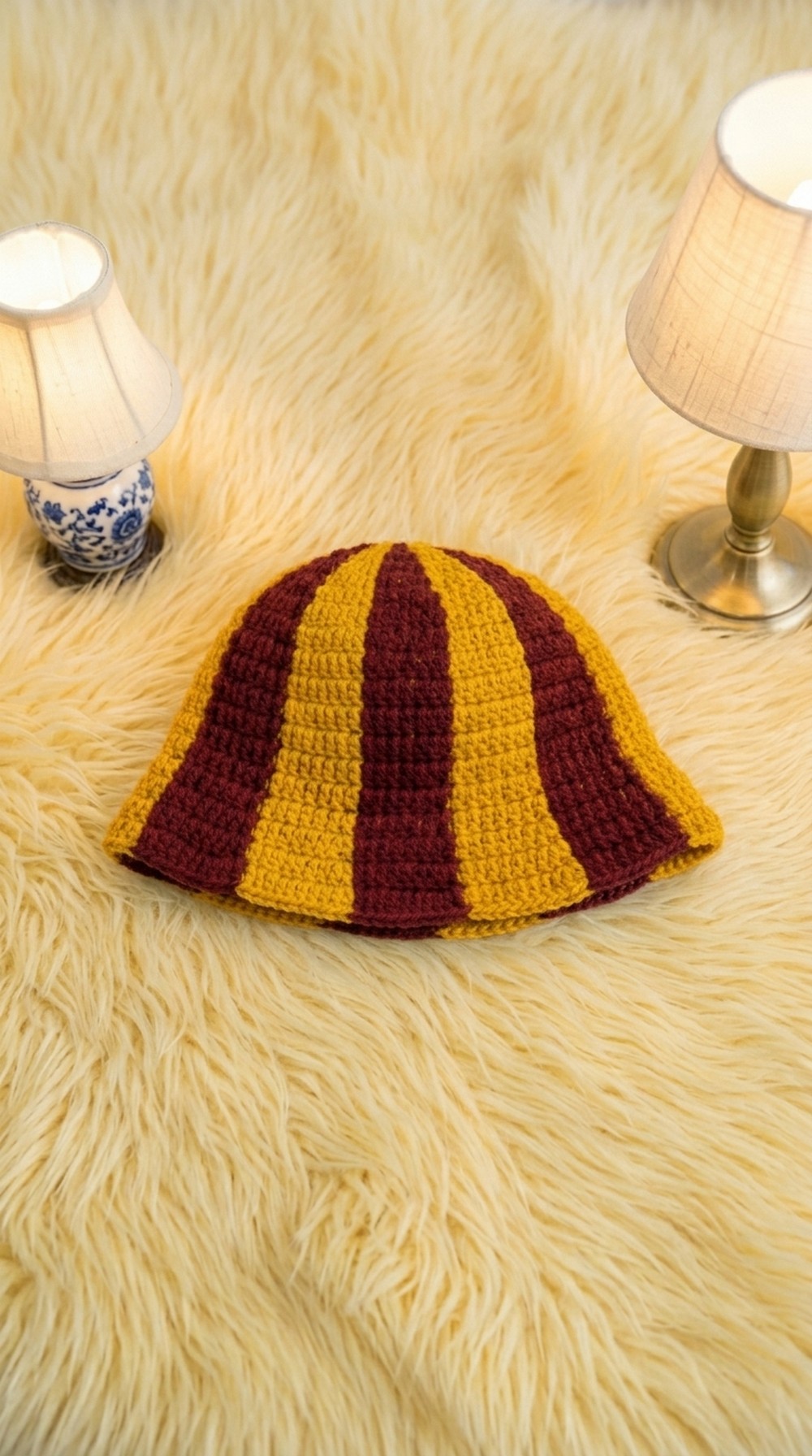 Crochet Striped Bucket Hat Pattern 6
