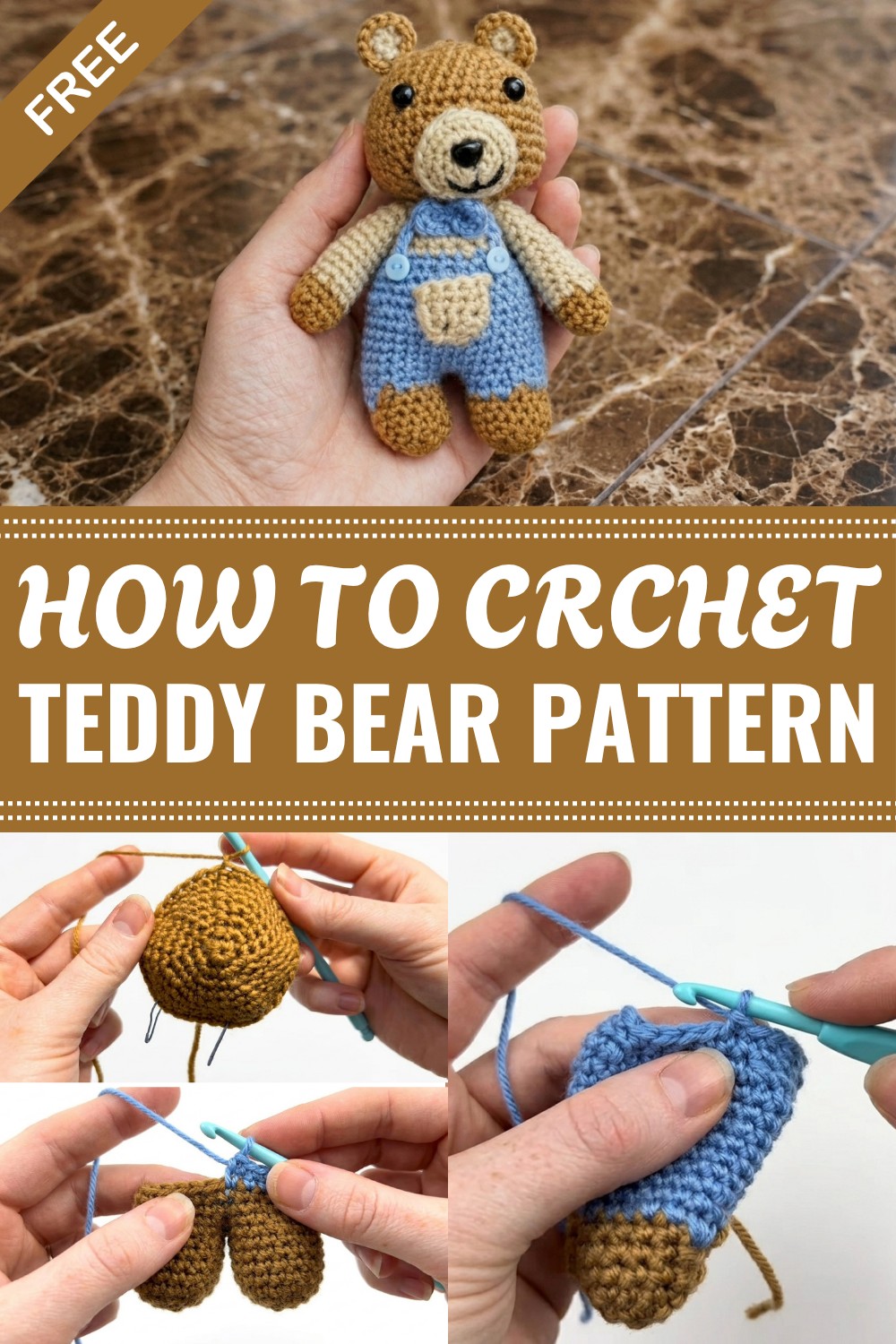 Crochet Teddy Bear Pattern