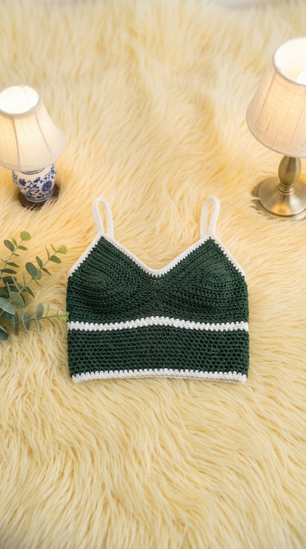 Crochet V Neck Tank Top Pattern 6