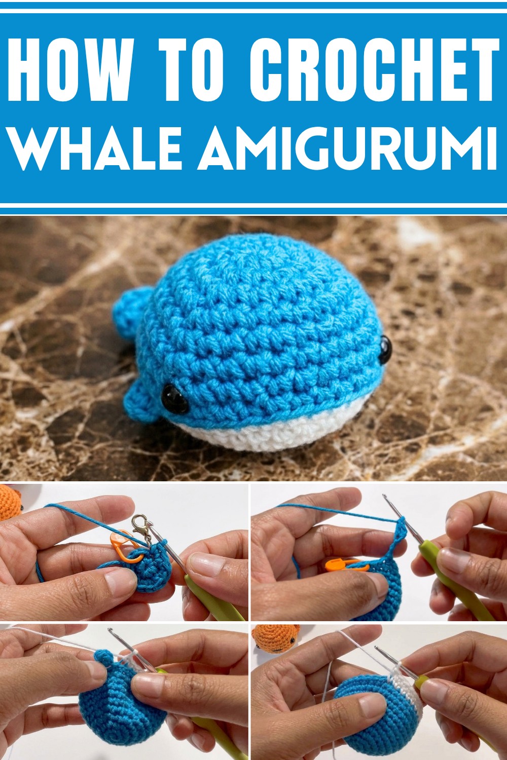 Crochet Whale Amigurumi Pattern