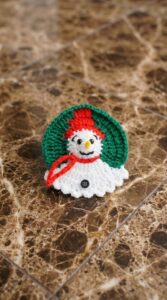 Crochet Christmas Snowman Pattern 6