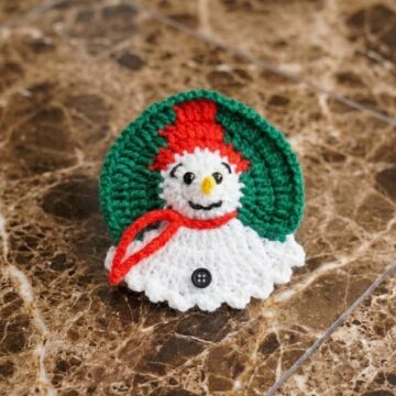 Crochet Christmas Snowman Pattern 6