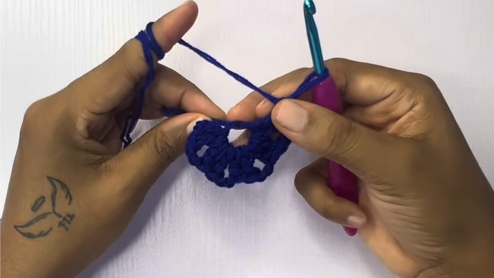 Crochet Mesh Hat Pattern 1