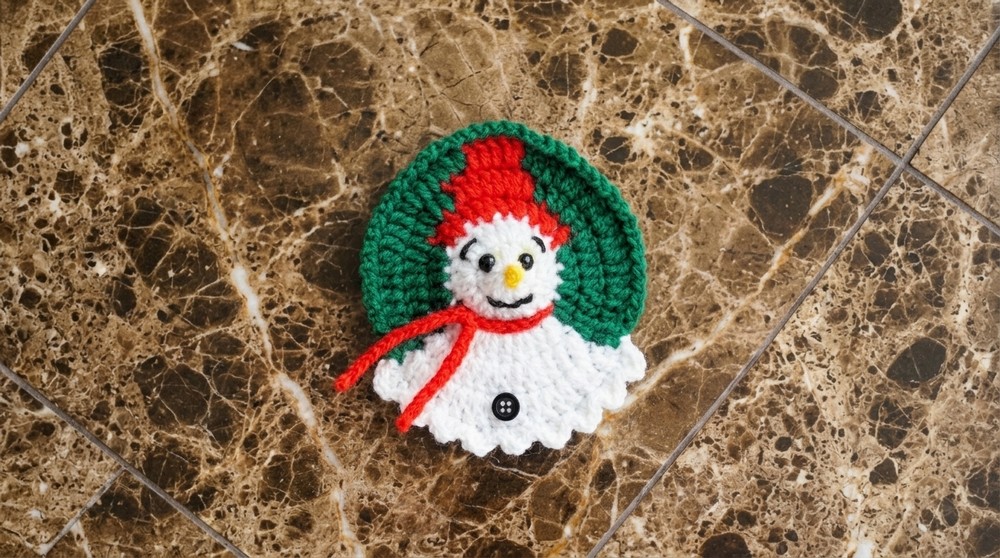 Crochet Christmas Snowman Pattern 5