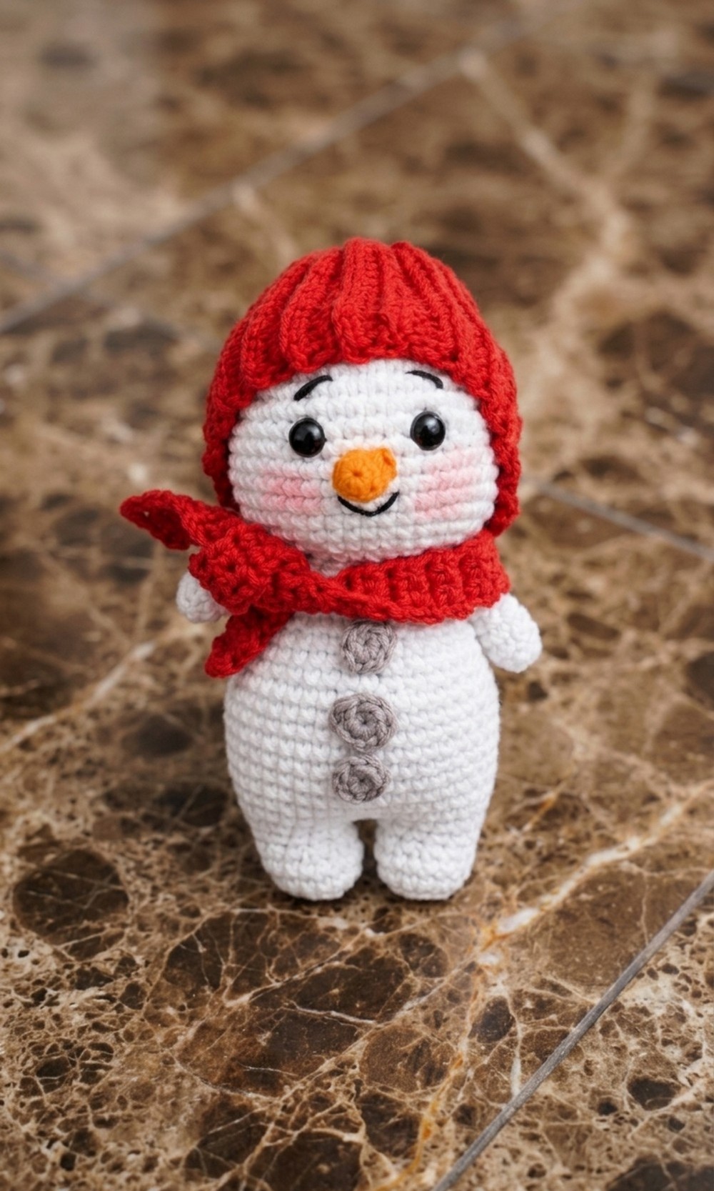 Crochet Snowman Amigurumi Pattern 6