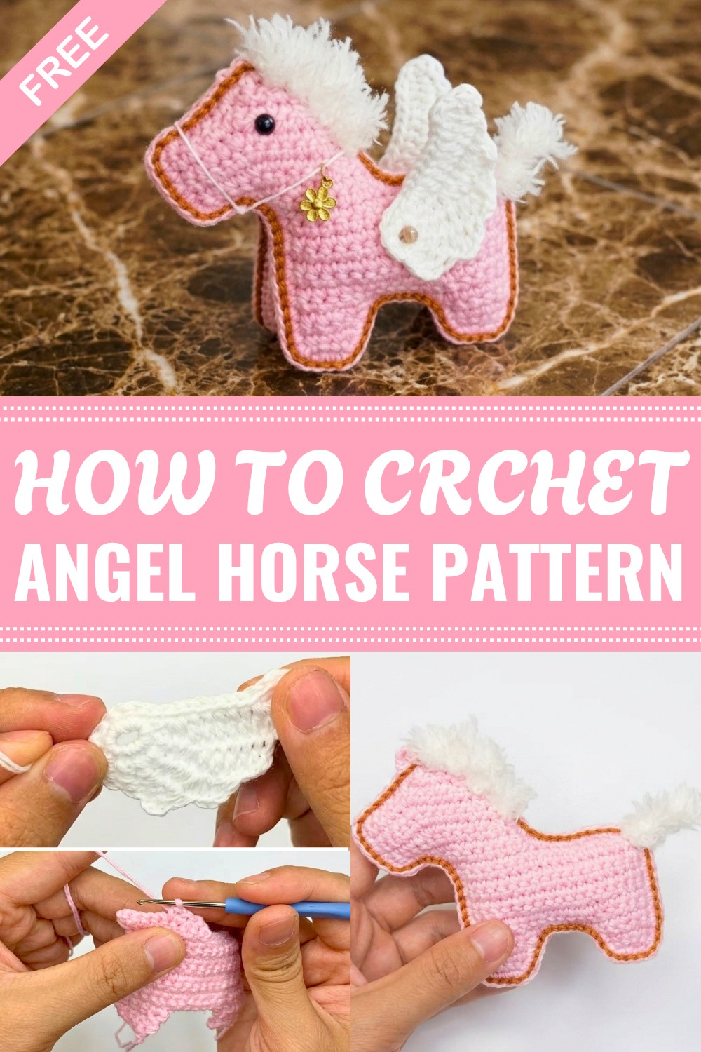 Crochet Angel Horse Pattern