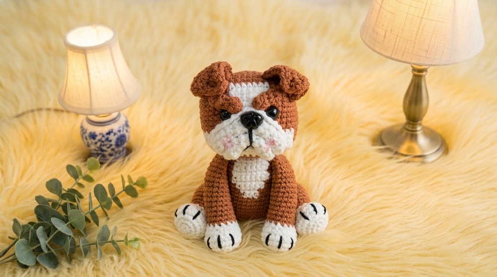 Crochet Bulldog Amigurumi Pattern 5