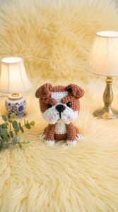 Crochet Bulldog Amigurumi Pattern 6