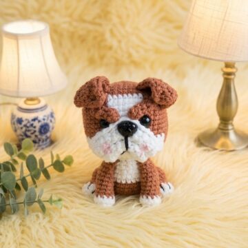 Crochet Bulldog Amigurumi Pattern 6
