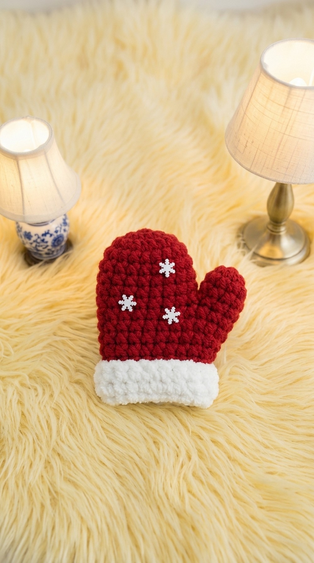 Crochet Christmas Glove Pattern 6