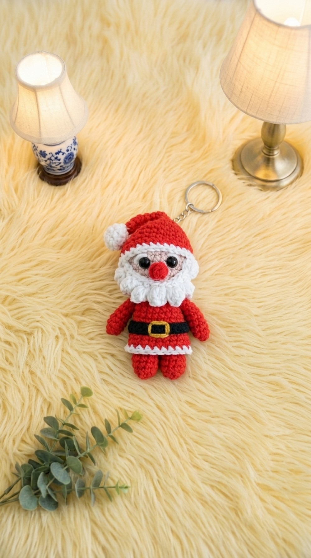 Crochet Christmas Keychain Pattern 6