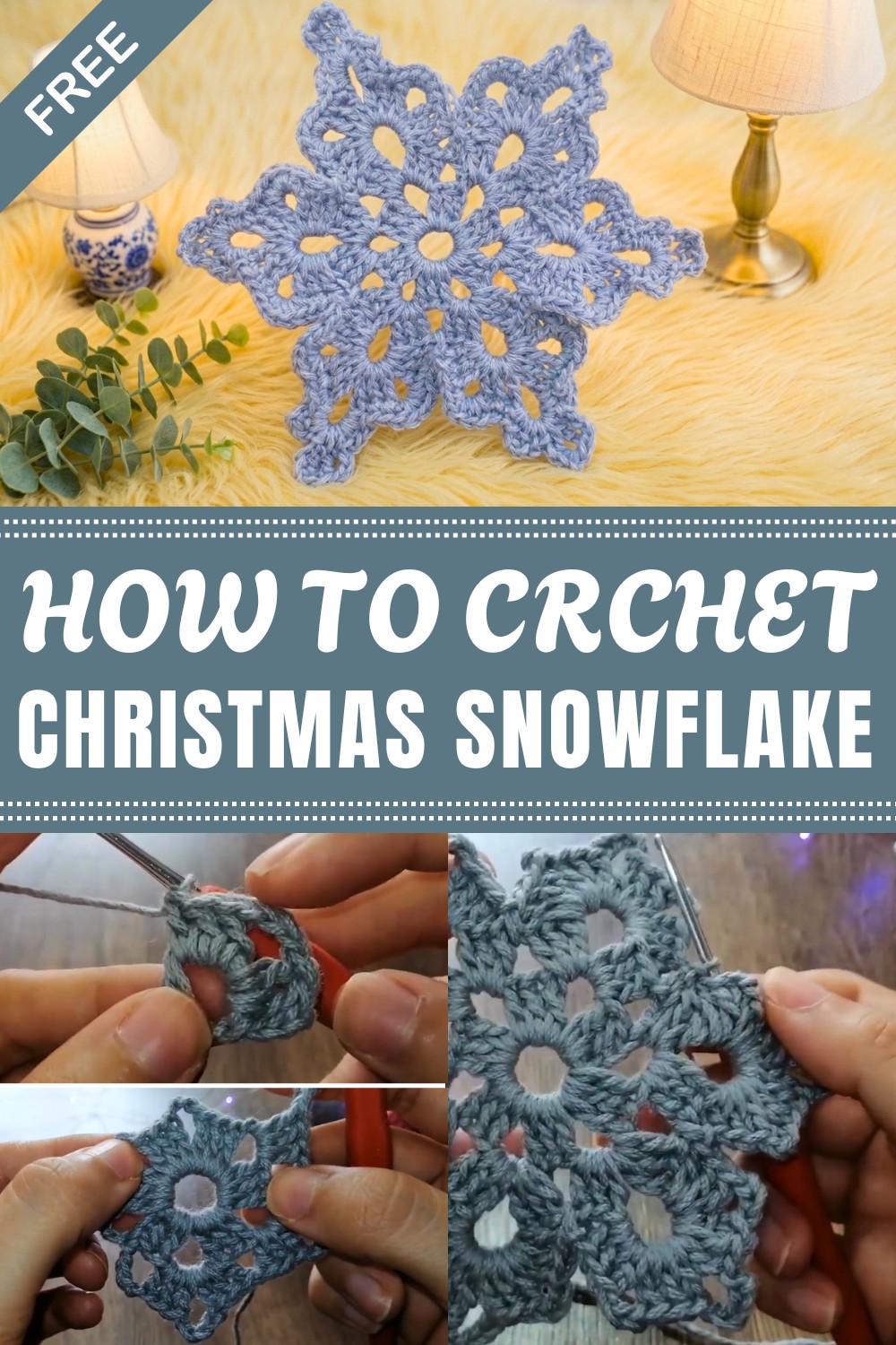 Crochet Christmas Snowflake Pattern