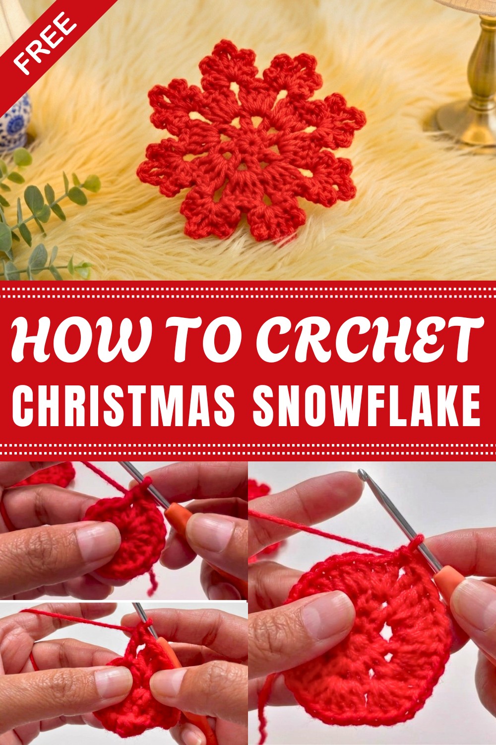 Crochet Christmas Snowflake Pattern