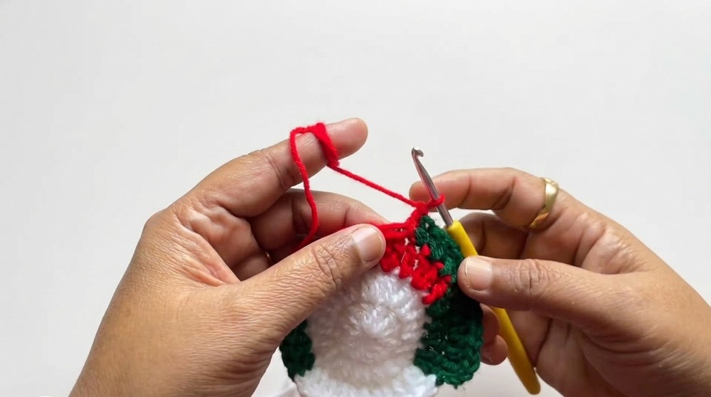 Crochet Christmas Snowman Pattern 3