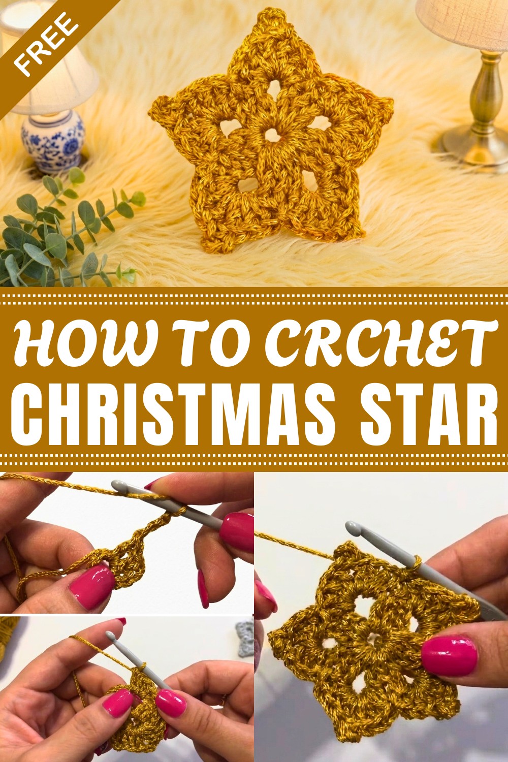 Crochet Christmas Star Pattern