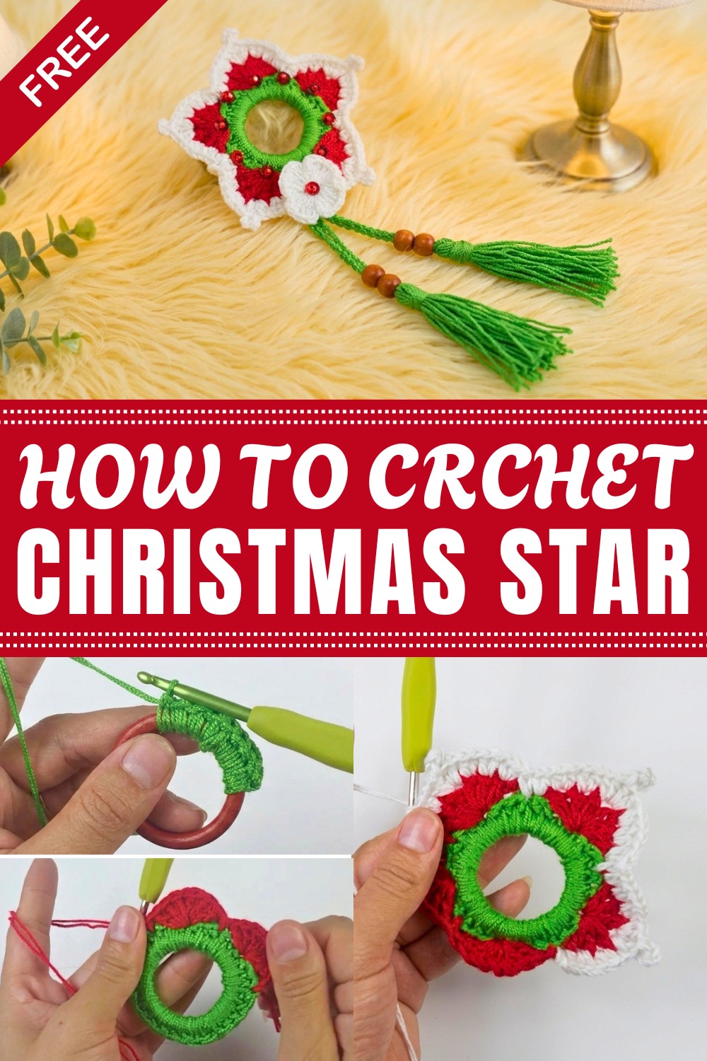 Crochet Christmas Star Pattern