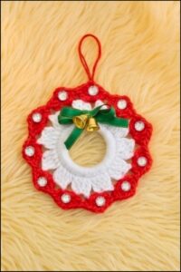 Crochet Christmas Wreath Pattern 5