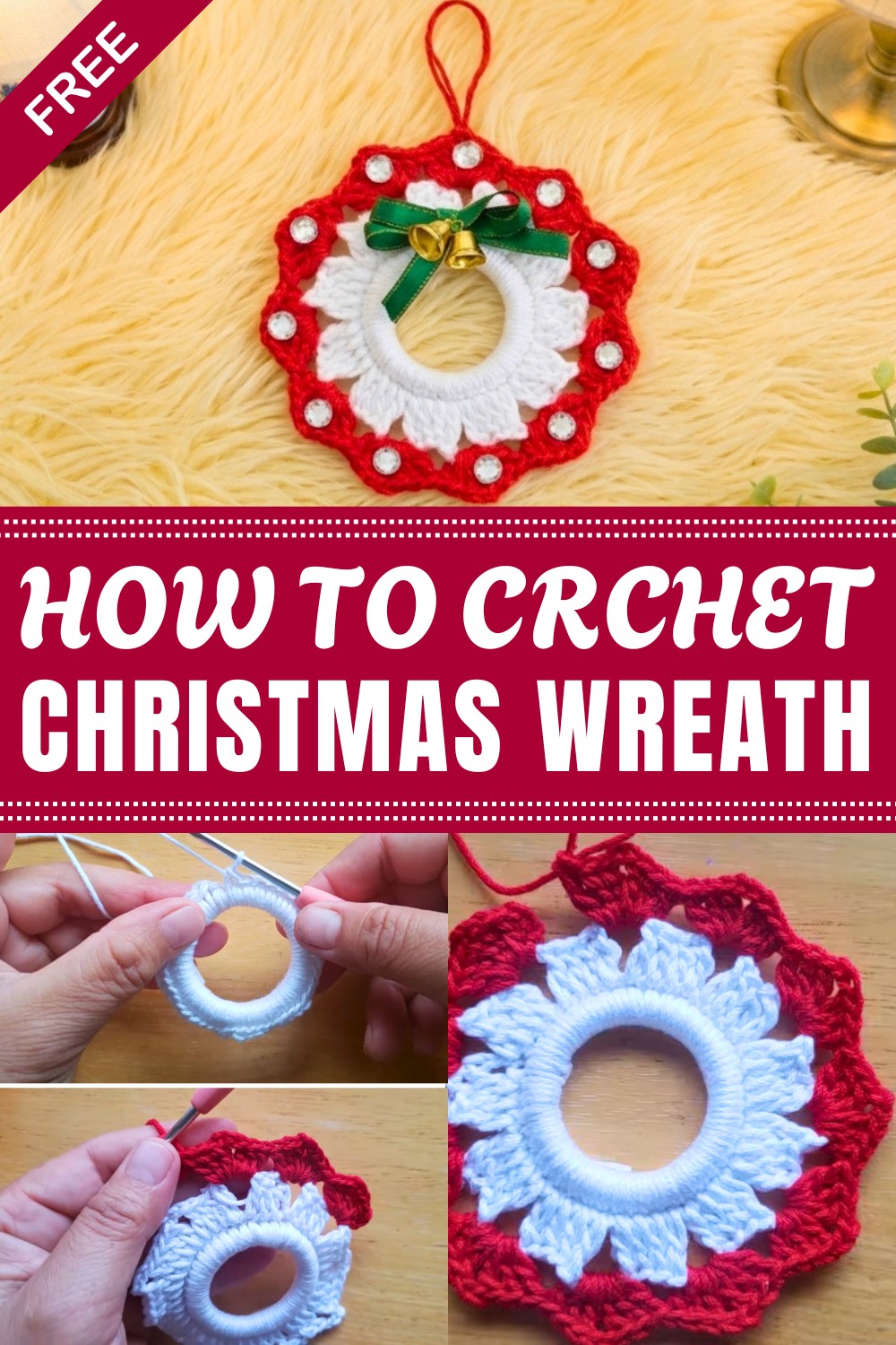 Crochet Christmas Wreath Pattern