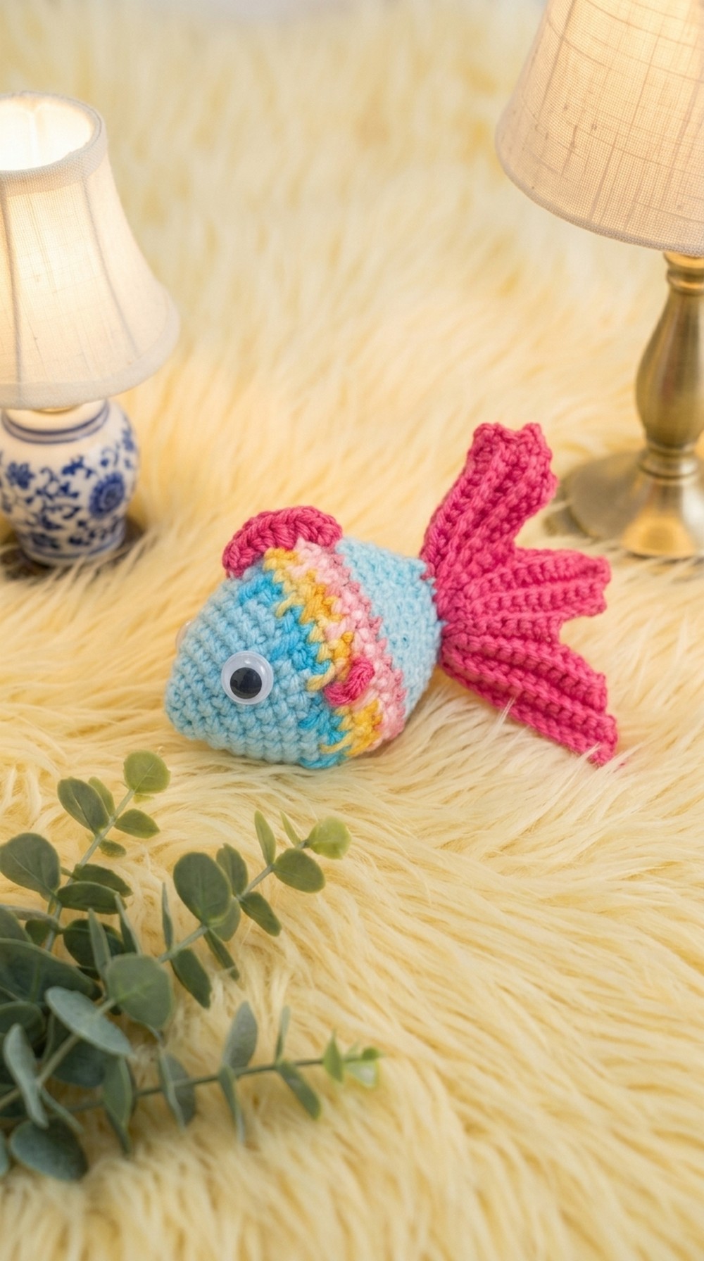 Crochet Colorful Fish Pattern 6