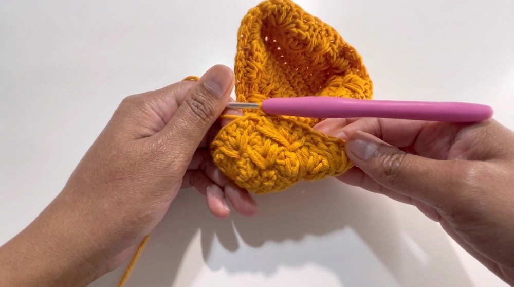 Crochet Drawstring Bag Pattern 2