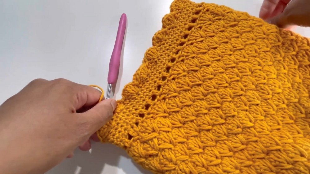 Crochet Drawstring Bag Pattern 3
