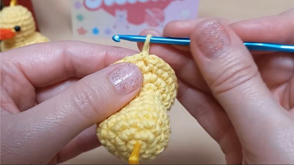 Crochet Duck Keychain Pattern 2