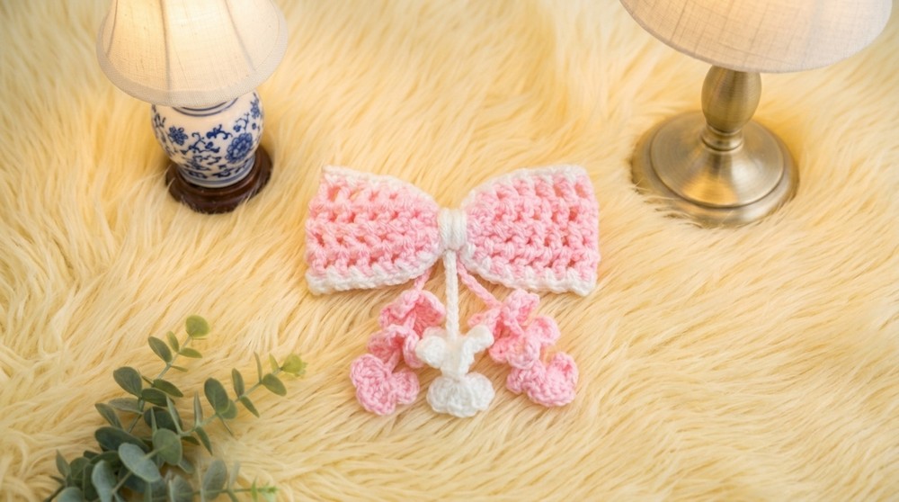 Crochet Hair Bow Pattern 4