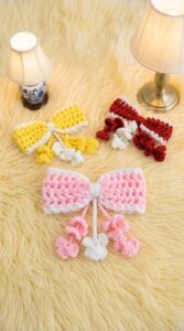 Crochet Hair Bow Pattern 5