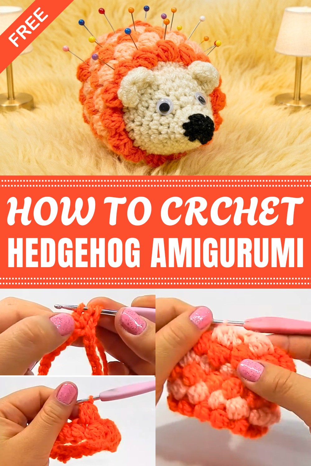 Crochet Hedgehog Amigurumi Pattern