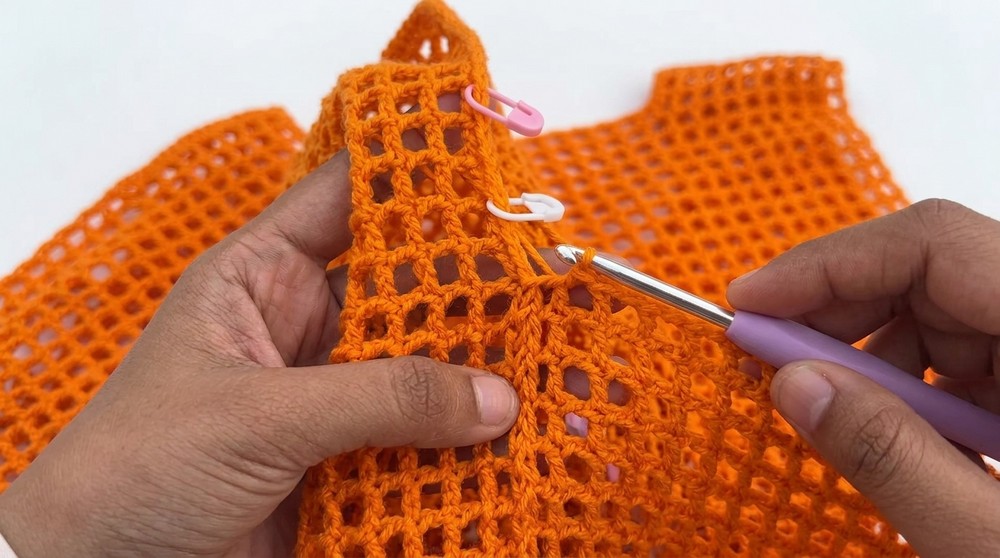 Crochet Mesh Top Pattern 3
