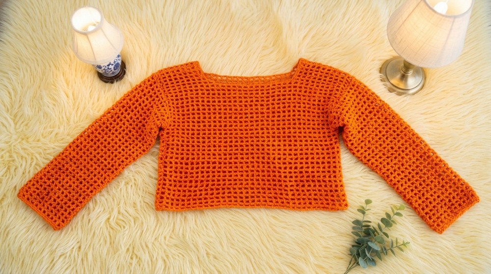 Crochet Mesh Top Pattern 5