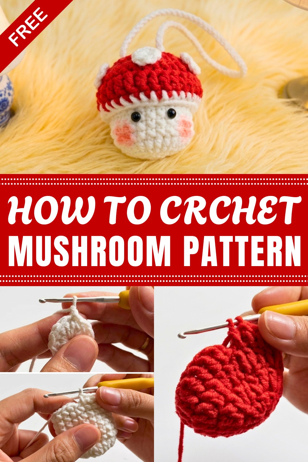 Crochet Mushroom Pattern