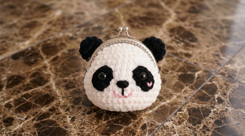 Crochet Panda Coin Purse Pattern 5