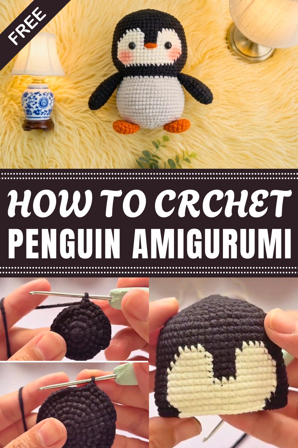 Crochet Penguin Amigurumi Pattern
