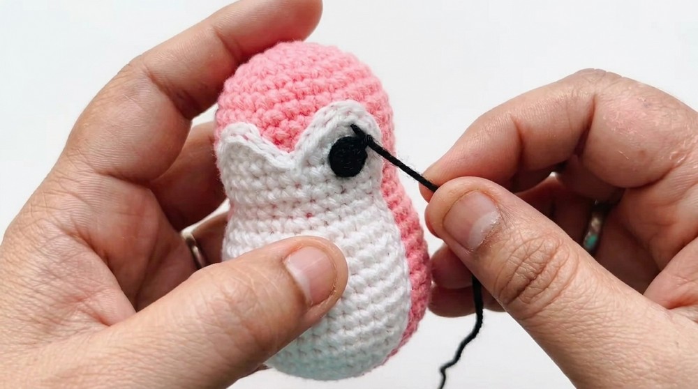 Crochet Penguin Keychain Pattern 3