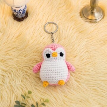 Crochet Penguin Keychain Pattern 5