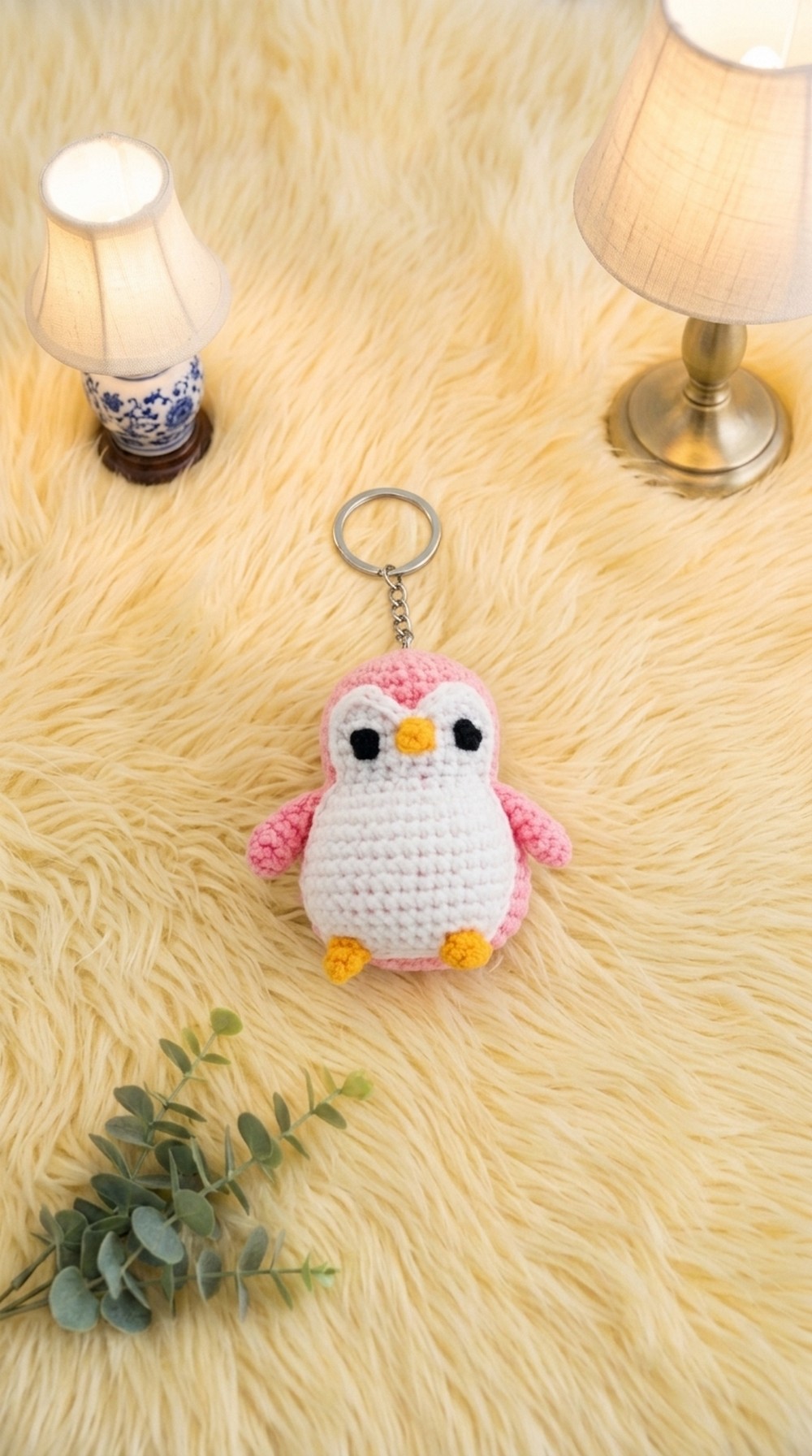 Crochet Penguin Keychain Pattern 5