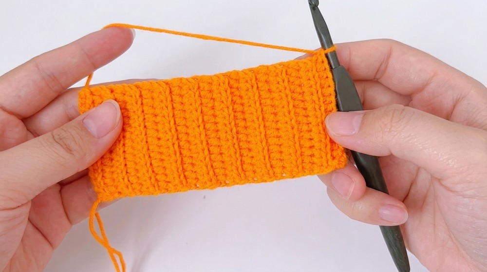 Crochet Pumpkin Keychain Pattern 2
