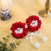 Crochet Sheep-shaped Earplugs Pattern 6