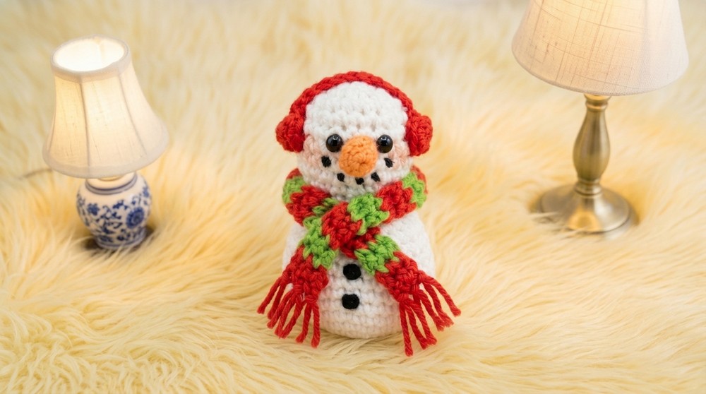 Crochet Snowman Amigurumi Pattern 4