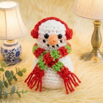 Crochet Snowman Amigurumi Pattern 5