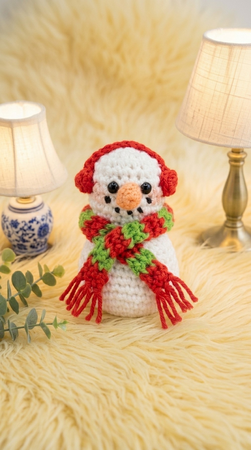 Crochet Snowman Amigurumi Pattern 5