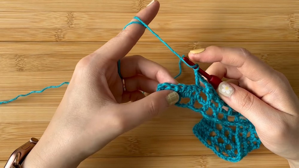 Crochet Summer Mesh Top Pattern 1