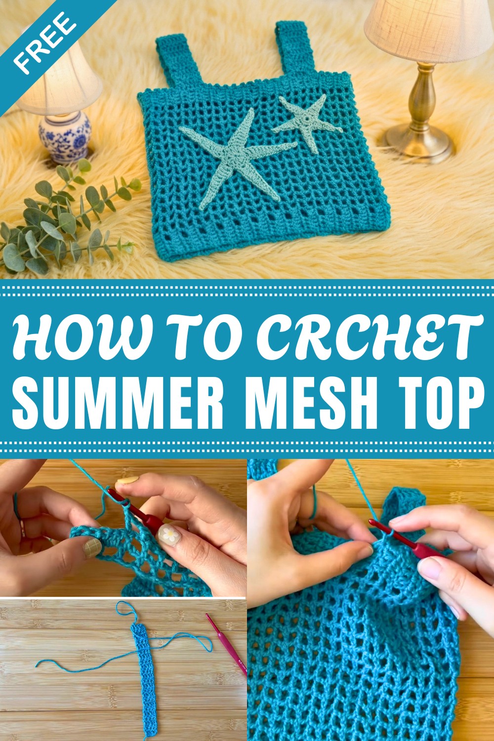 Crochet Summer Mesh Top Pattern